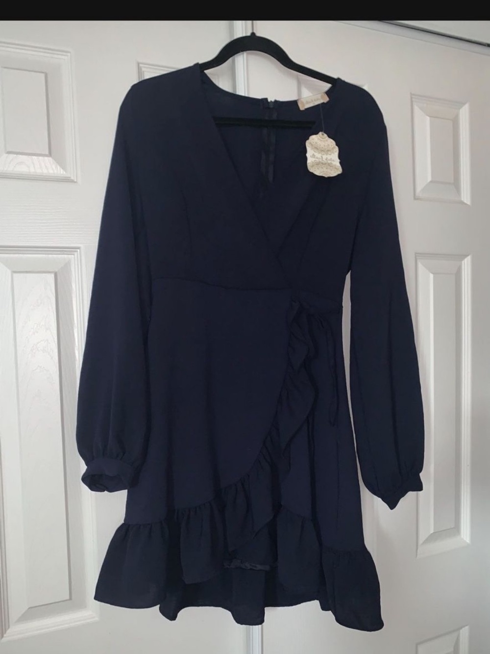 NWT DRESS MEDIUM NAVY BLUE ALTARD STATE